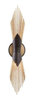 Aristocrat Two Light Wall Sconce in Dark Bronze / French Gold (137|570W02DBFG)