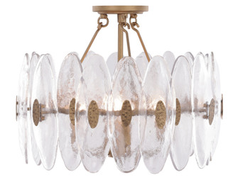 Aurora Four Light Semi-Flush Mount in Havana Gold (137|557S04HG)