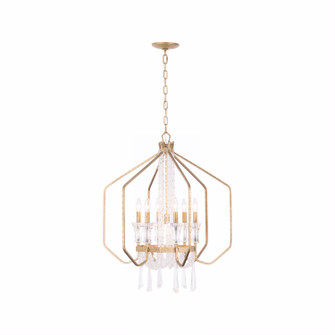 Barcelona Seven Light Pendant in Brass Kisser (137|270P07BK)