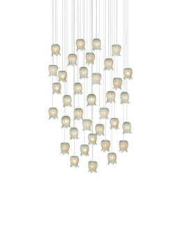 Polpo 36 Light Pendant in Green/Silver (142|9000-1401)