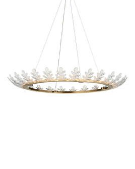 Oakwreath LED Chandelier in Polished Antique Brass/Clear (142|9000-1372)