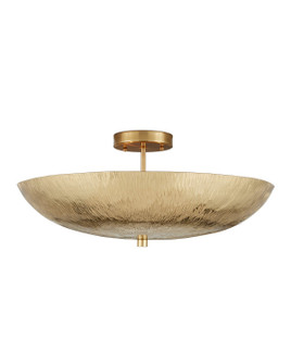 Origo Three Light Semi-Flush Mount in Brass (142|9000-1365)