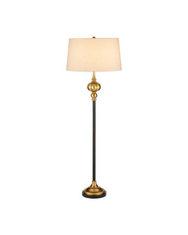 Haines One Light Floor Lamp in Bronze/Vintage Brass (142|8000-0176)