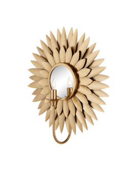 Plumage One Light Wall Sconce in Antique Brass/Mirror (142|5000-0300)