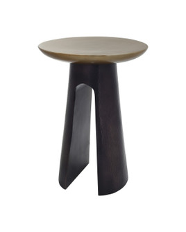 Pince Accent Table in Black Nickel/Antique Brass (142|4000-0254)