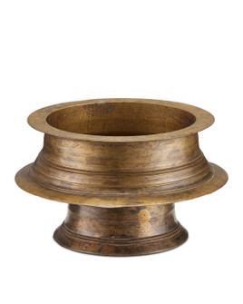 Tanjore Ritual Bowl in Antique Brass (142|1200-1054)