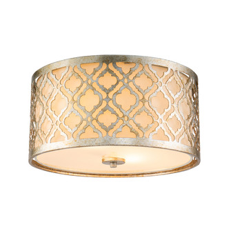 Arabella Two Light Flush Mount in Antique Silver (175|GN/ARABELLA/F-S)