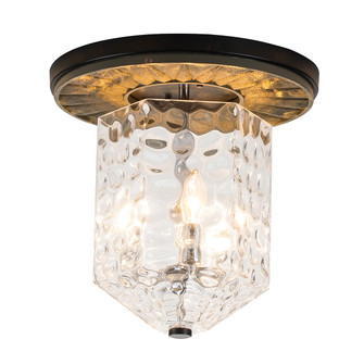 Navarre Three Light Flush Mount in Black+Grey (175|FM91595MB-14)