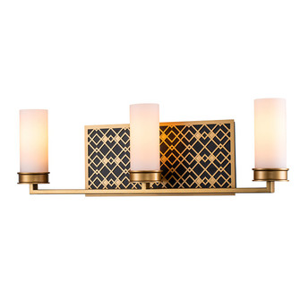 Ziggy Three Light Bath in Lacquered Gold (175|BB1185LG-3)