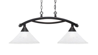 Bow Two Light Island Pendant in Black Copper (200|872-BC-701)