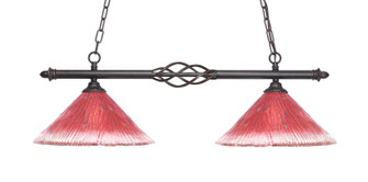 Eleganté Two Light Island Pendant in Dark Granite (200|862-DG-706)