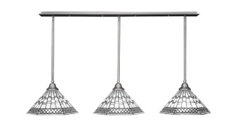 Any Three Light Linear Pendalier in Brushed Nickel (200|48-BN-910)