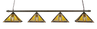 Square Four Light Bar in Dark Granite (200|404-DG-986)