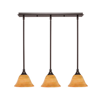 Any Three Light Linear Pendalier in Dark Granite (200|25-DG-454)