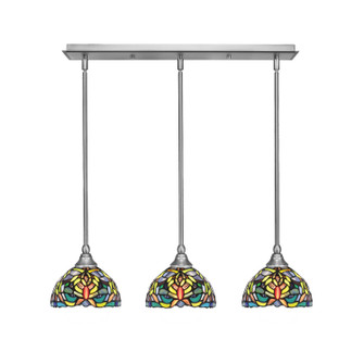 Any Three Light Linear Pendalier in Brushed Nickel (200|25-BN-9905)