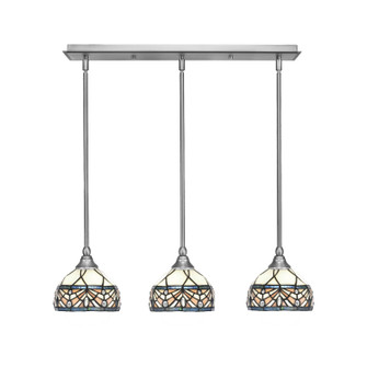Any Three Light Linear Pendalier in Brushed Nickel (200|25-BN-9485)