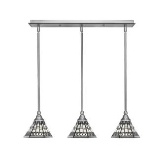 Any Three Light Linear Pendalier in Brushed Nickel (200|25-BN-9105)