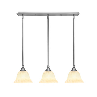 Any Three Light Linear Pendalier in Brushed Nickel (200|25-BN-508)