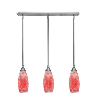 Any Three Light Linear Pendalier in Brushed Nickel (200|25-BN-5066)