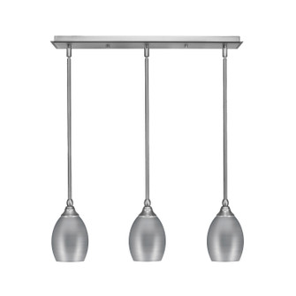 Any Three Light Linear Pendalier in Brushed Nickel (200|25-BN-426)