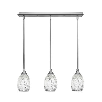 Any Three Light Linear Pendalier in Brushed Nickel (200|25-BN-4165)