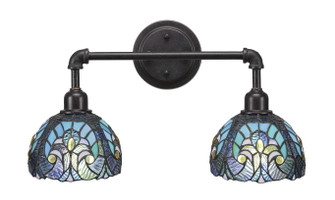 Vintage Two Light Bath Bar in Dark Granite (200|182-DG-9925)