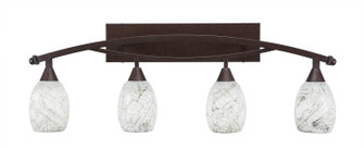 Bow Four Light Bath Bar in Bronze (200|174-BRZ-5054)