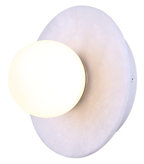 Fenn LED Wall Sconce in Gold/ Matte White (387|LWF336A01WHG)