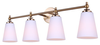 Solara Four Light Vanity in Gold (387|IVL2249B04GD)