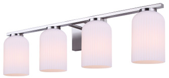Bram Four Light Vanity in Brushed Nickel (387|IVL1241A04BN)