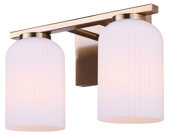 Bram Two Light Vanity in Gold (387|IVL1241A02GD)