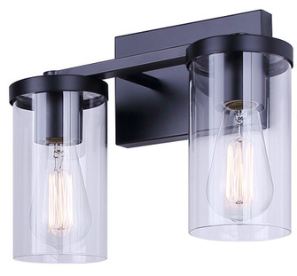 Britton Two Light Vanity in Matte Black (387|IVL1234A02BK)