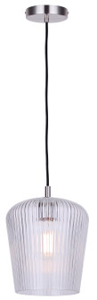 Leandro One Light Pendant in Brushed Nickel (387|IPL1249A01BN-CR)