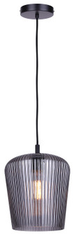 Leandro One Light Pendant in Matte Black (387|IPL1249A01BK-SR)