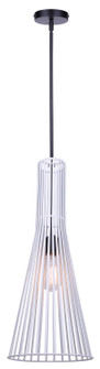 Elim One Light Pendant in Matte Black And White (387|IPL1238A01BW24)