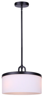 Kinslea Three Light Dual Mount Pendant in Matte Black (387|IPL1165A03BK14-FR)