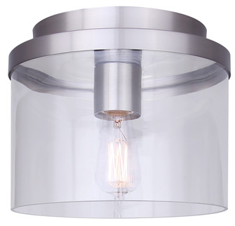 Britton One Light Flush Mount in Brushed Nickel (387|IFM1234A09BN)