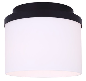 Britton One Light Flush Mount in Matte Black (387|IFM1234A09BK-FO)