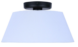 Aspen One Light Flush Mount in Black (387|IFM1201A13BK)