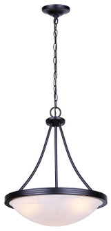 Devon Three Light Chandelier in Matte Black (387|ICH4115BK)