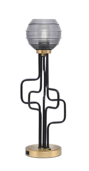 Sandia One Light Accent Lamp in Matte Black & New Age Brass (200|62-MBNAB-5112)