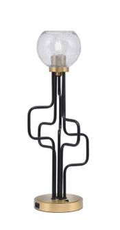 Sandia One Light Accent Lamp in Matte Black & New Age Brass (200|62-MBNAB-4102)