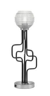 Sandia One Light Accent Lamp in Matte Black & Graphite (200|62-MBGP-5110)