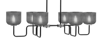 Sandia Six Light Bar in Matte Black & Graphite (200|6236-MBGP-4612)
