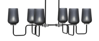 Sandia Six Light Bar in Matte Black & Graphite (200|6236-MBGP-4252)