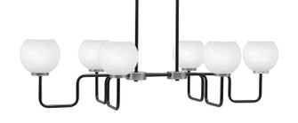Sandia Six Light Bar in Matte Black & Graphite (200|6236-MBGP-4101)
