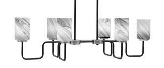 Sandia Six Light Bar in Matte Black & Graphite (200|6236-MBGP-3009)