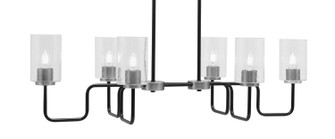 Sandia Six Light Bar in Matte Black & Graphite (200|6236-MBGP-300)