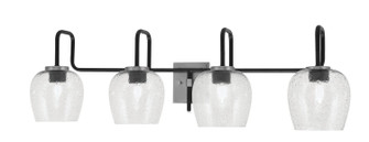 Sandia Four Light Bath Bar in Matte Black & Graphite (200|6224-MBGP-4812)