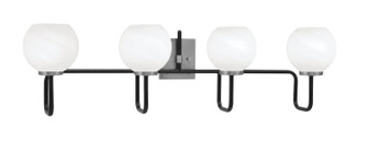 Sandia Four Light Bath Bar in Matte Black & Graphite (200|6224-MBGP-4101)